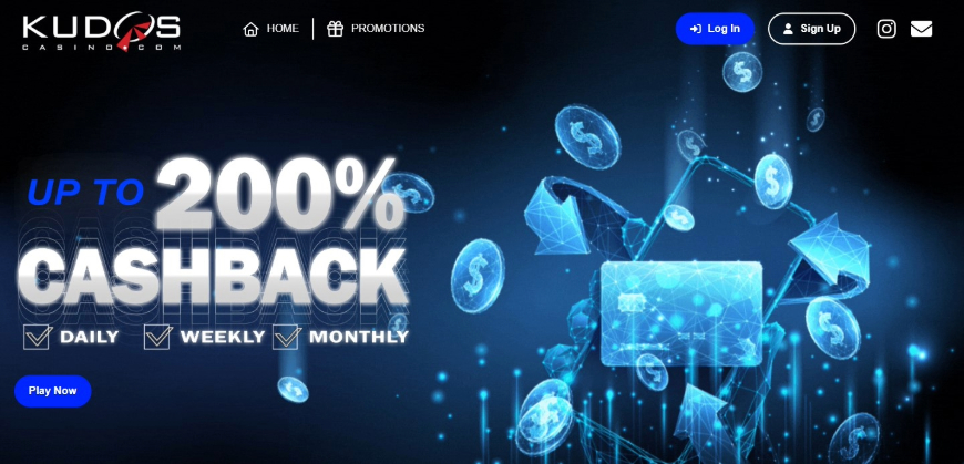 Kudos Casino banner